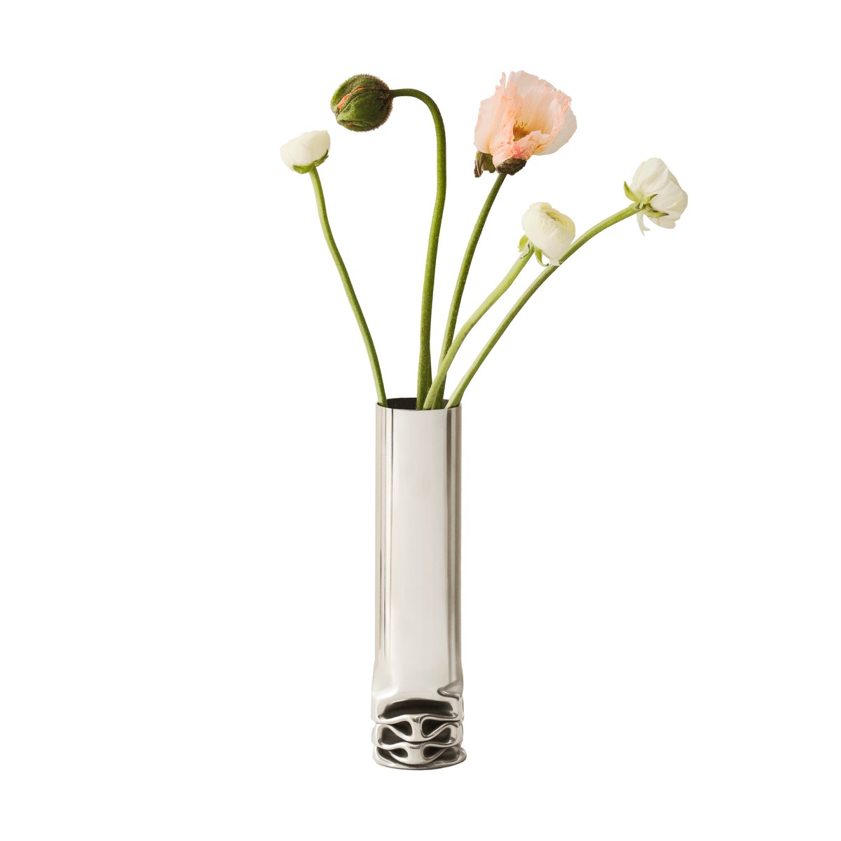 Design House Stockholm Hydraulic vase 25 cm Stainless steel