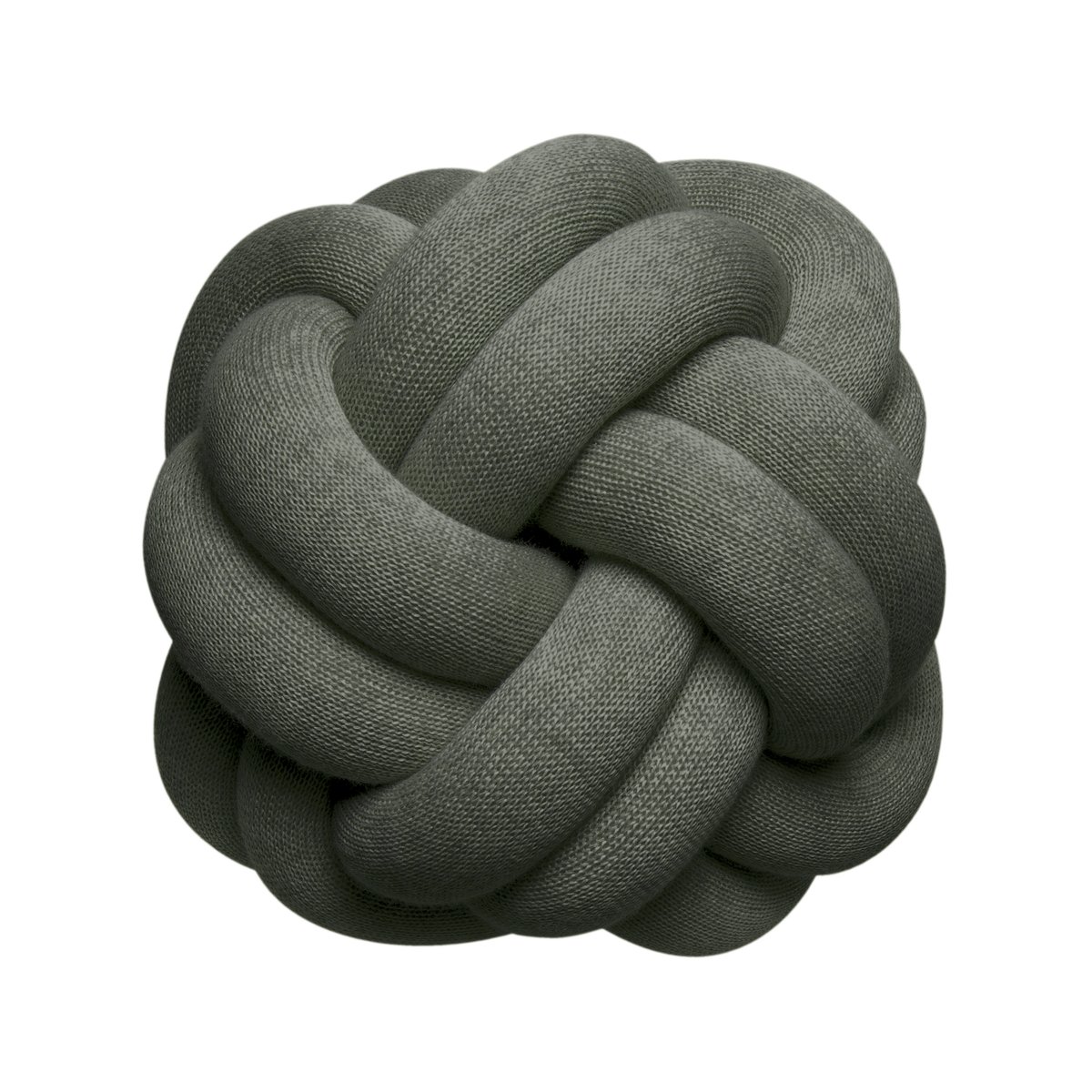 Design House Stockholm Knot cushion forest green