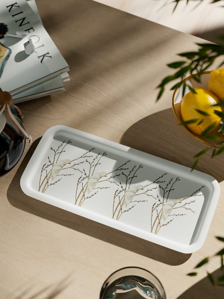 Little Willow tray 28x13 cm - White - Design House Stockholm