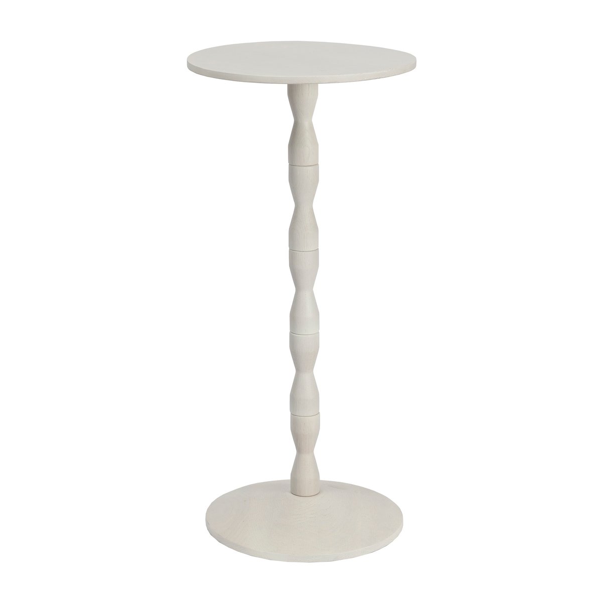 Design House Stockholm Pedestal table Ø31x67.5 cm Stained white grey