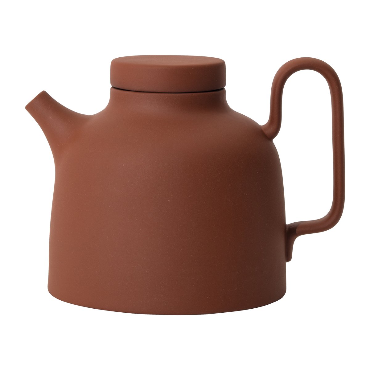 Design House Stockholm Sand teapot 65 cl Red clay | Scandinavian Design | Teapots | Red