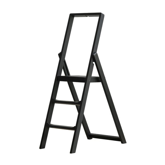 Design House Stockholm Step ladder Black-lacquered