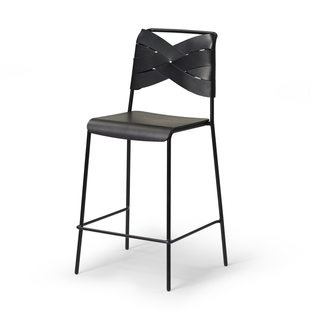 Design House Stockholm Torso barstool Black-black