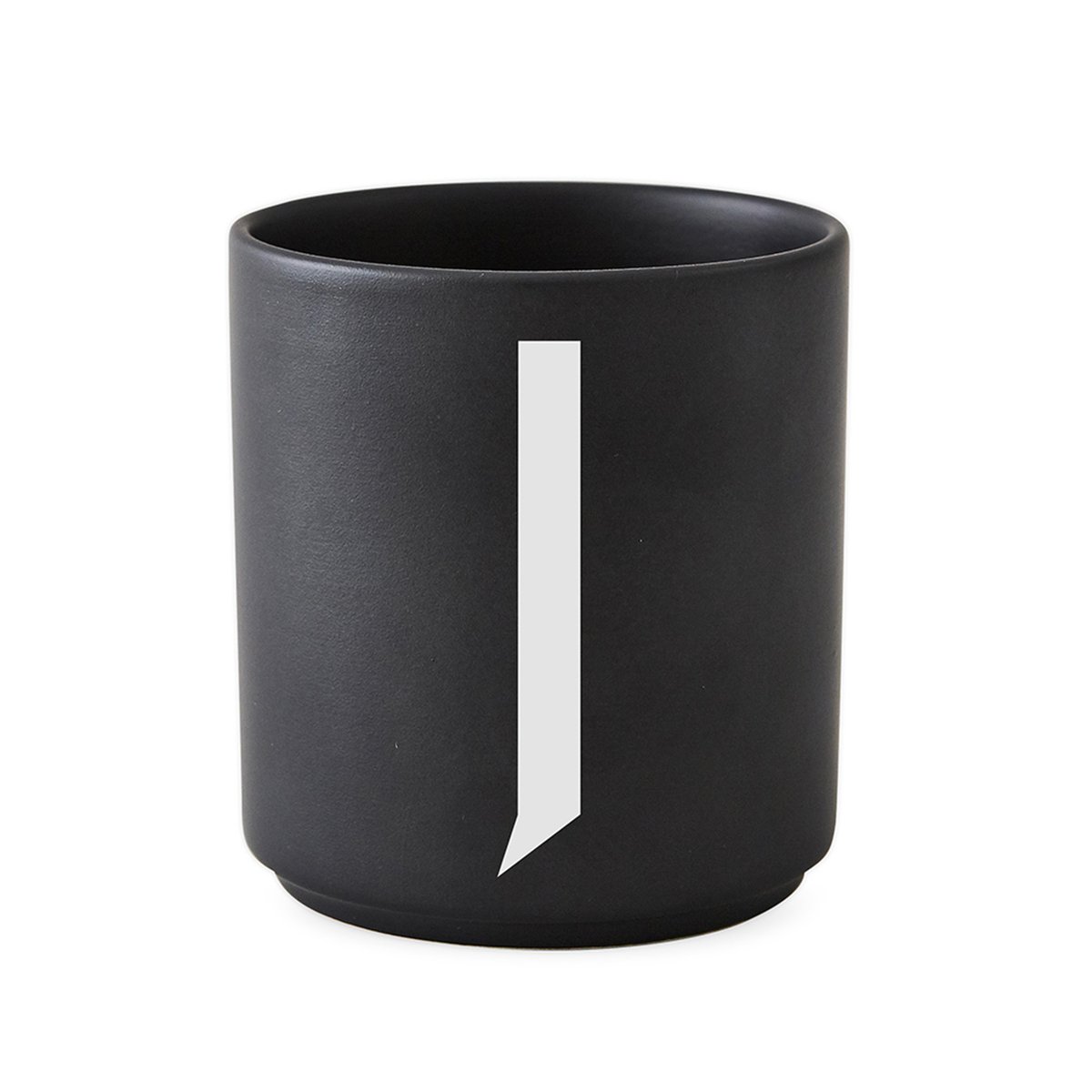 Design Letters Design Letters cup black J | Scandinavian Design | Coffee cups | Black