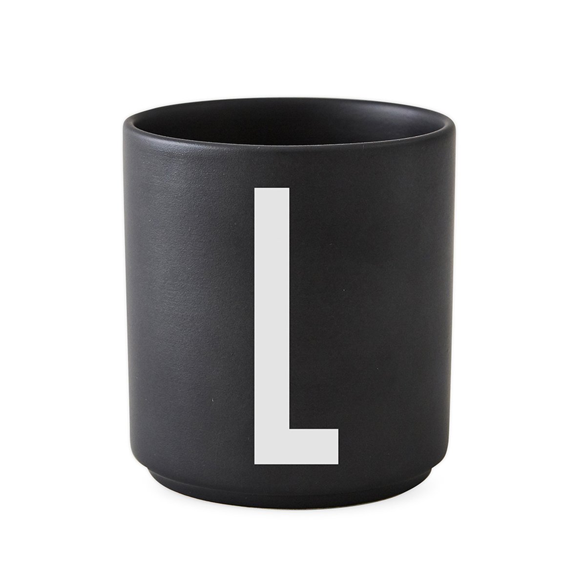 Design Letters Design Letters cup black L | Scandinavian Design | Coffee cups | Black