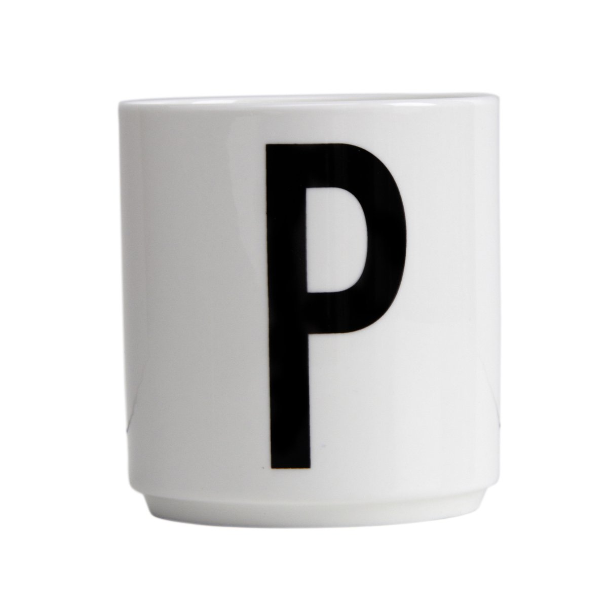 Design Letters Design Letters cup P | Scandinavian Design | Coffee cups | Black