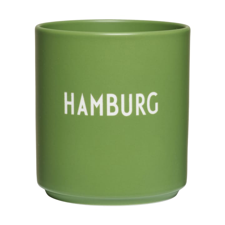 Design Letters favorite cup German Collection 25 cl, Hamburg-green Design Letters