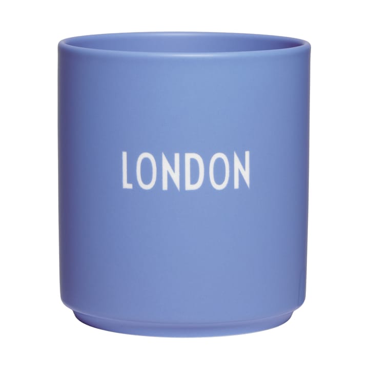 Design Letters favorite cup International 25 cl, London-blue Design Letters