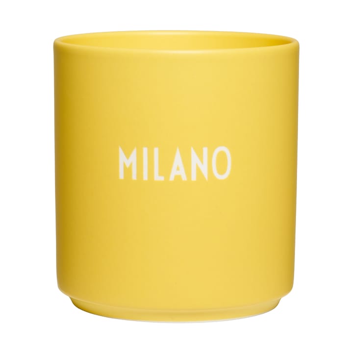 Design Letters favorite cup International 25 cl - Milano-yellow - Design Letters