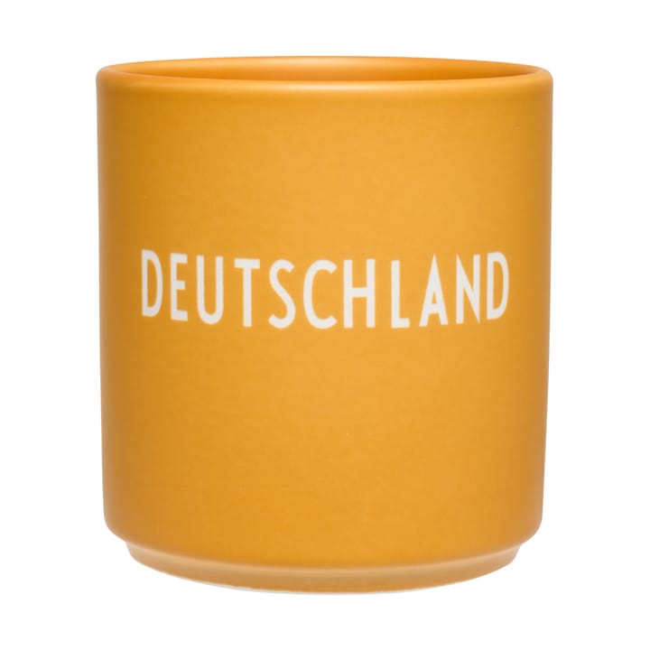 Design Letters favourite cup 25 cl - Deutschland-orange - Design Letters