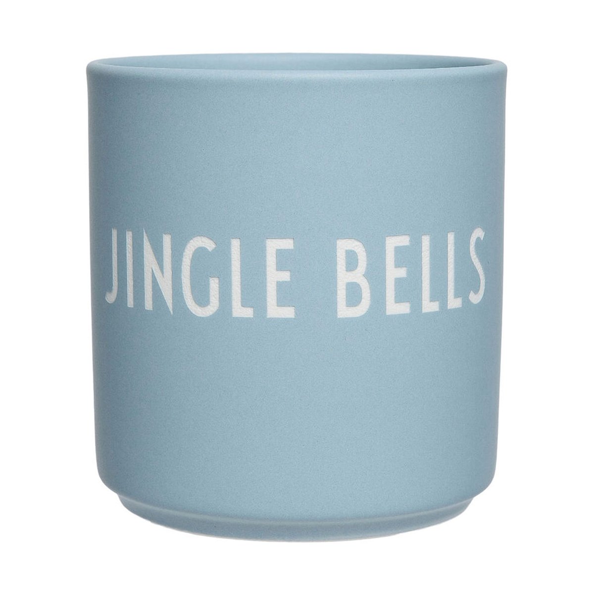 Design Letters Design Letters favourite cup 25 cl Jingle bells-light blue