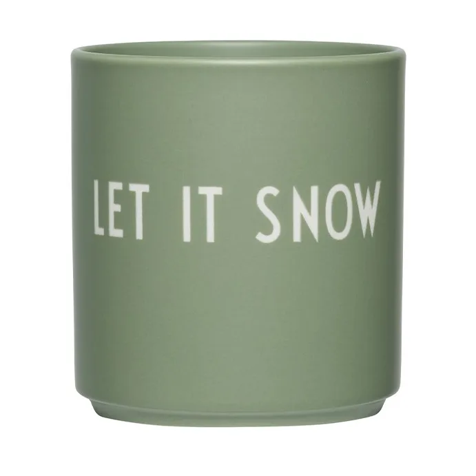 Design Letters favourite cup 25 cl - Let it snow - Design Letters