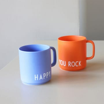 Design Letters favourite cup with handle 25 cl - Orange - Design Letters