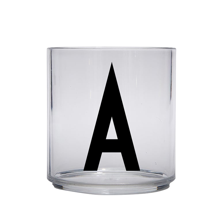 Design Letters Design Letters Kids glass A | Scandinavian Design | Drinking glasses & tumblers | Transparent