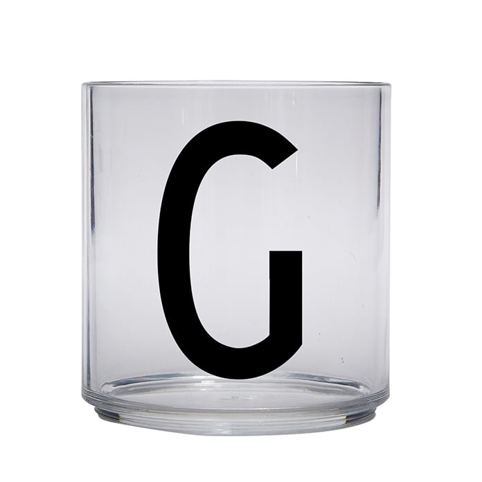 Design Letters Design Letters Kids glass G | Scandinavian Design | Drinking glasses & tumblers | Transparent