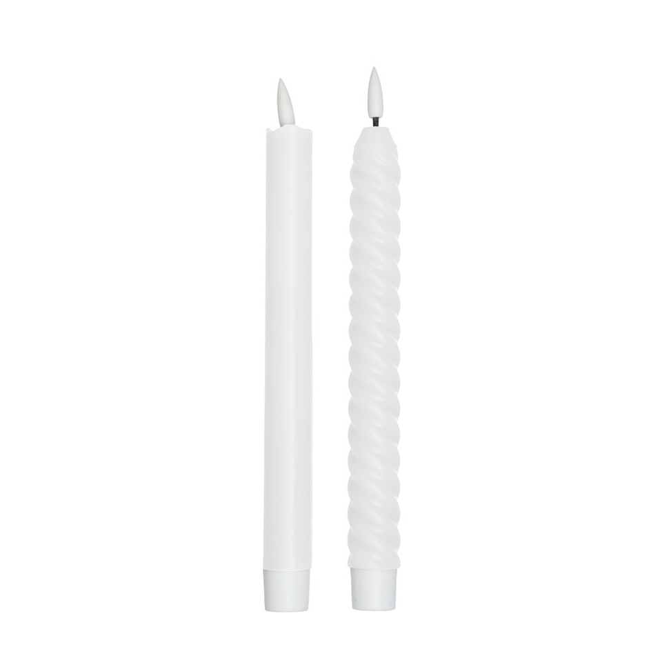 Design Letters Design Letters LED candle 2-pack Off White