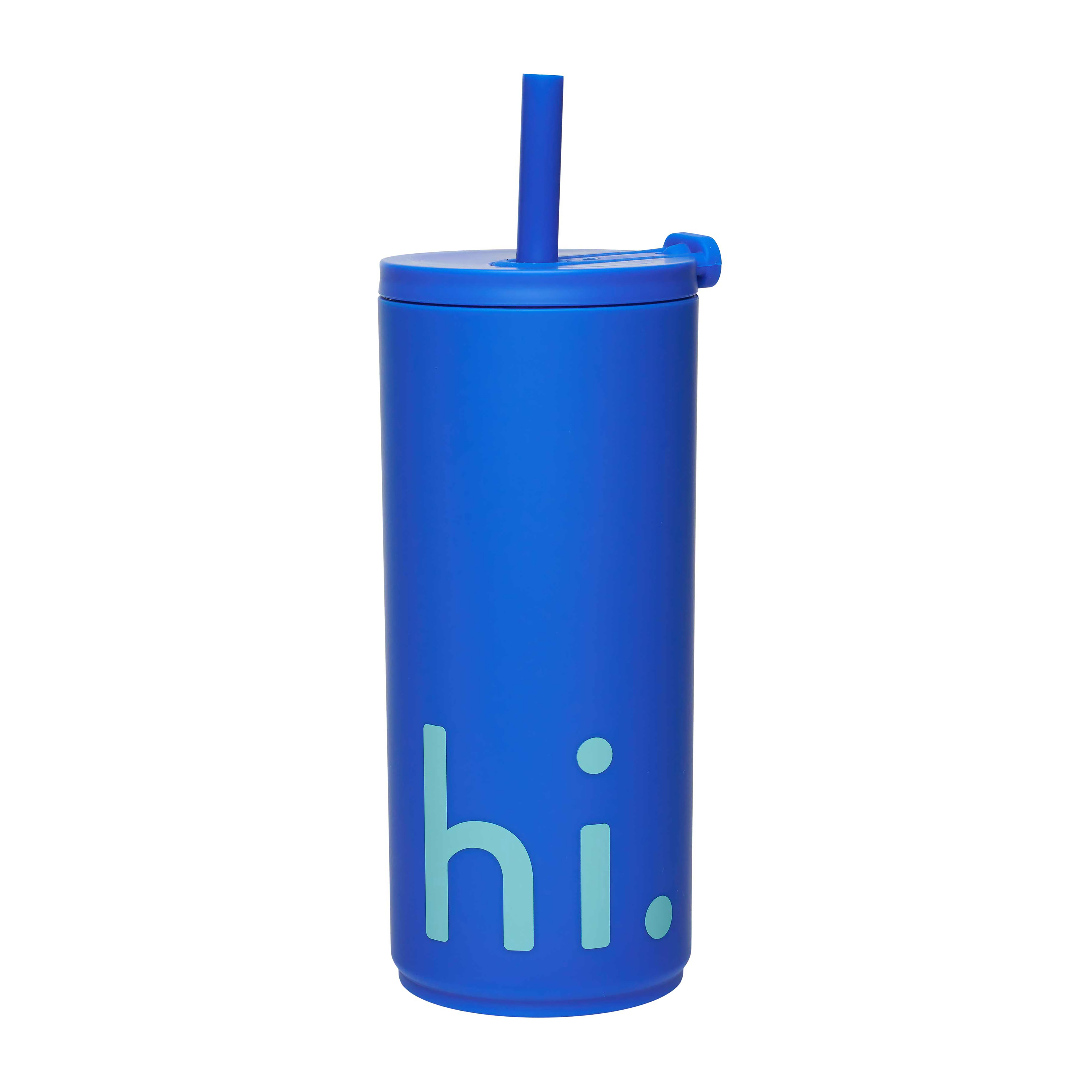 Travel Life thermos with straw 50 cl from Design Letters 