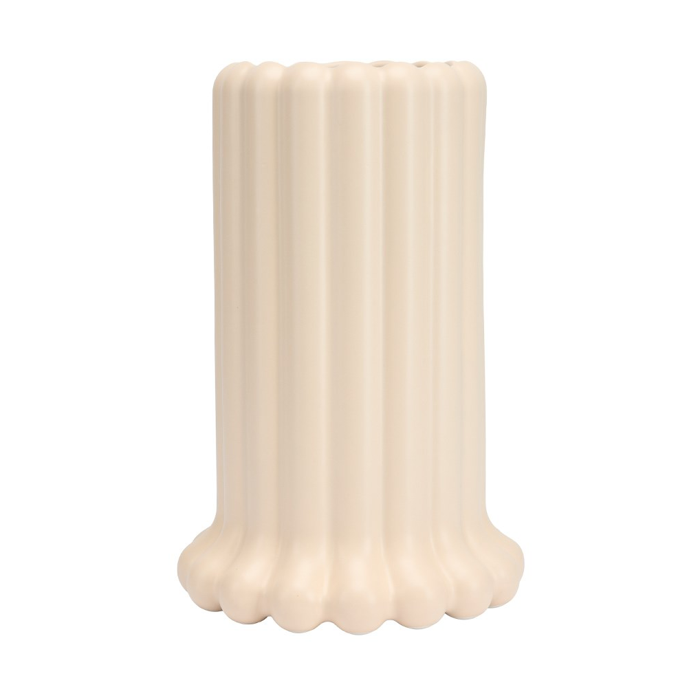 Design Letters Tubular vase large 24 cm Beige | Scandinavian Design | Vases | Beige