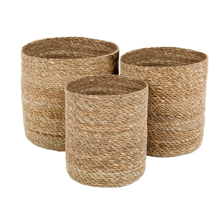 Emil storage basket 3-pack - nature - Dixie