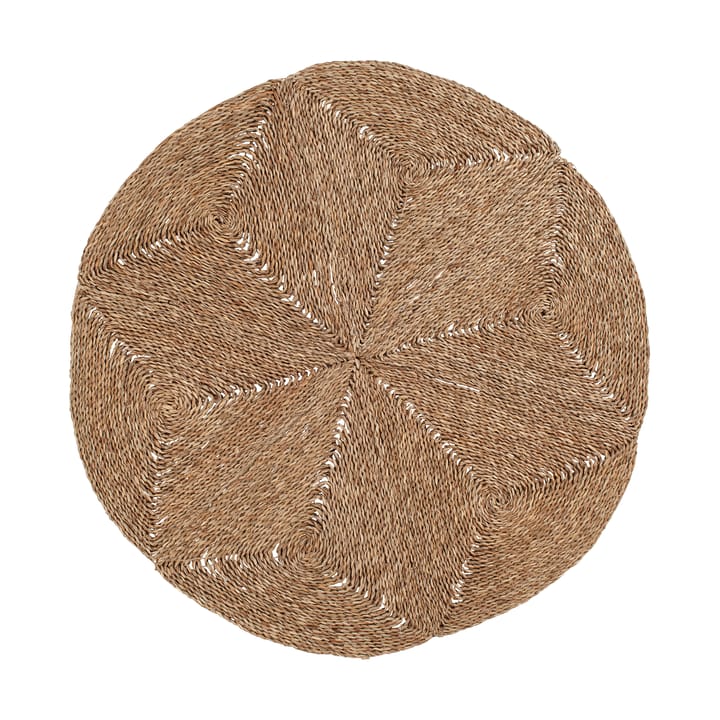 Esther Star carpet Ø120 cm - Natural - Dixie