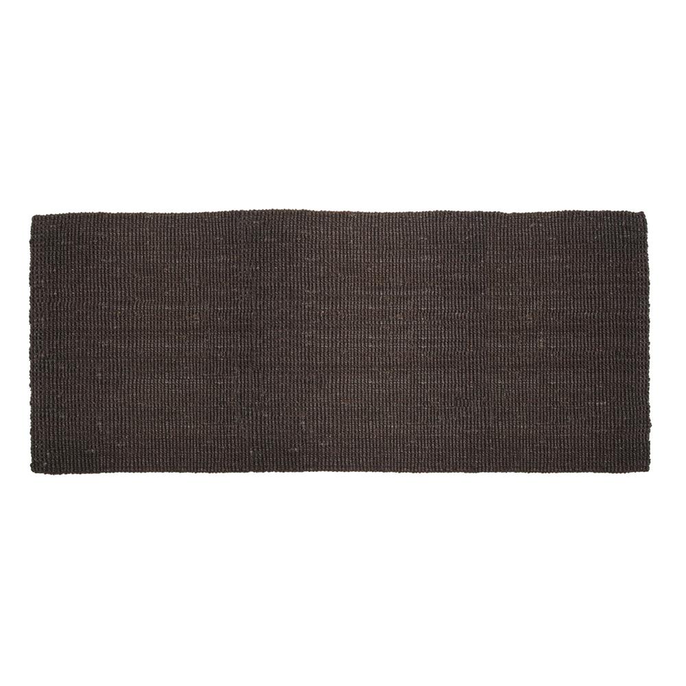 Dixie Jute door mat black 80x180 cm