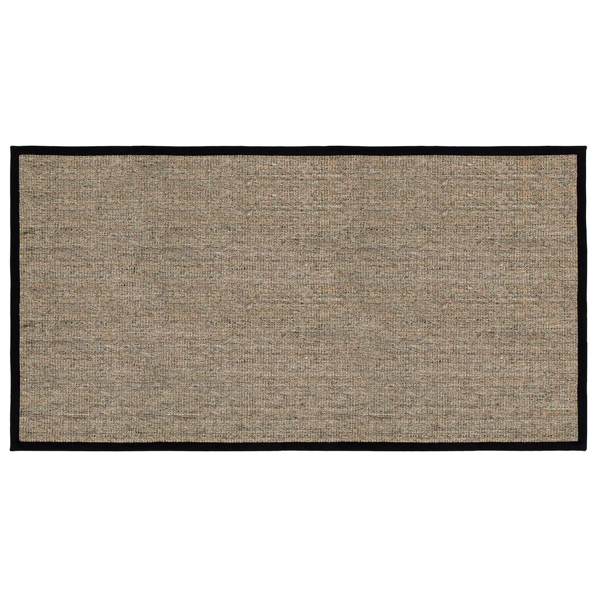 Dixie Sisal doormat nature-black large