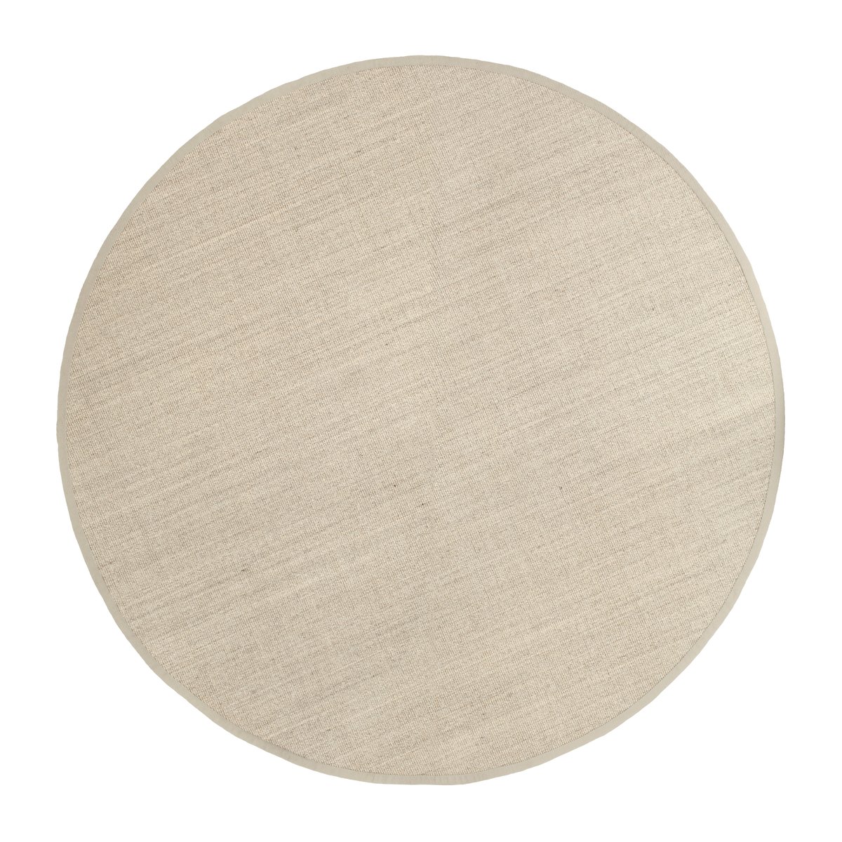 Dixie Sisal rug round marble Ø250 cm