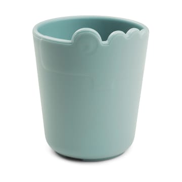 Croco kiddish mini mug 10 cl 2-pack - Blue - Done by deer