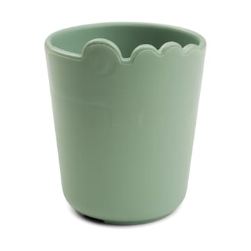 Croco kiddish mini mug 10 cl 2-pack - Green - Done by deer