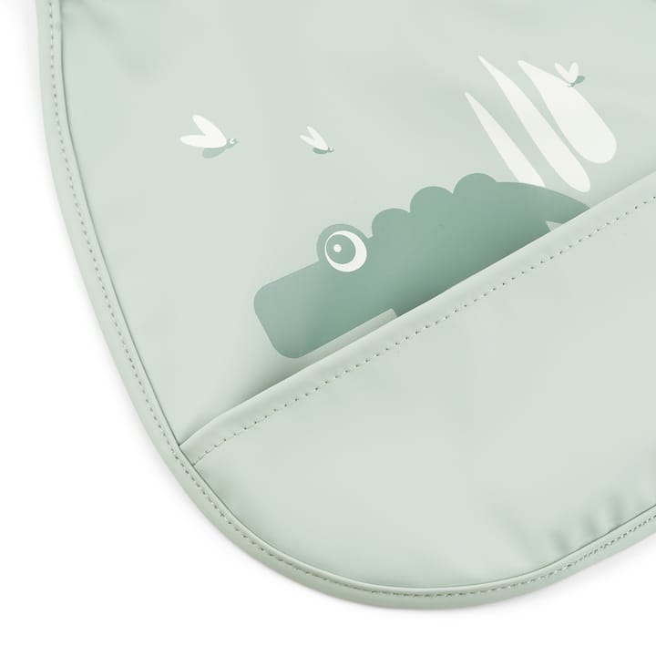 Croco Tiny Bib 2-pack, Green Done by deer