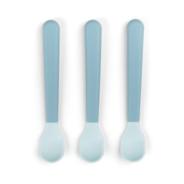 Easy-grip foodie spoon 3-pack - Blue - Done by deer