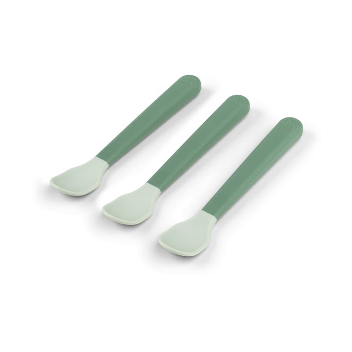 Easy-grip foodie spoon 3-pack, Green Done by deer