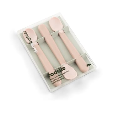 Easy-grip foodie spoon 3-pack - Powder - Done by deer