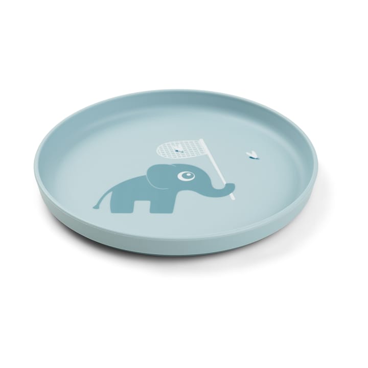 Elphee foodie children's plate Ø20 cm, Blue Done by deer