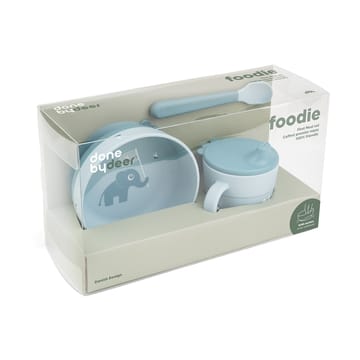 Elphee Foodie First Meal Set 3 Pieces - Blue - Done by deer