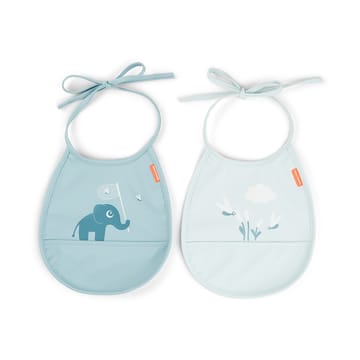 Elphee Tiny bib 2-pack - Blue - Done by deer