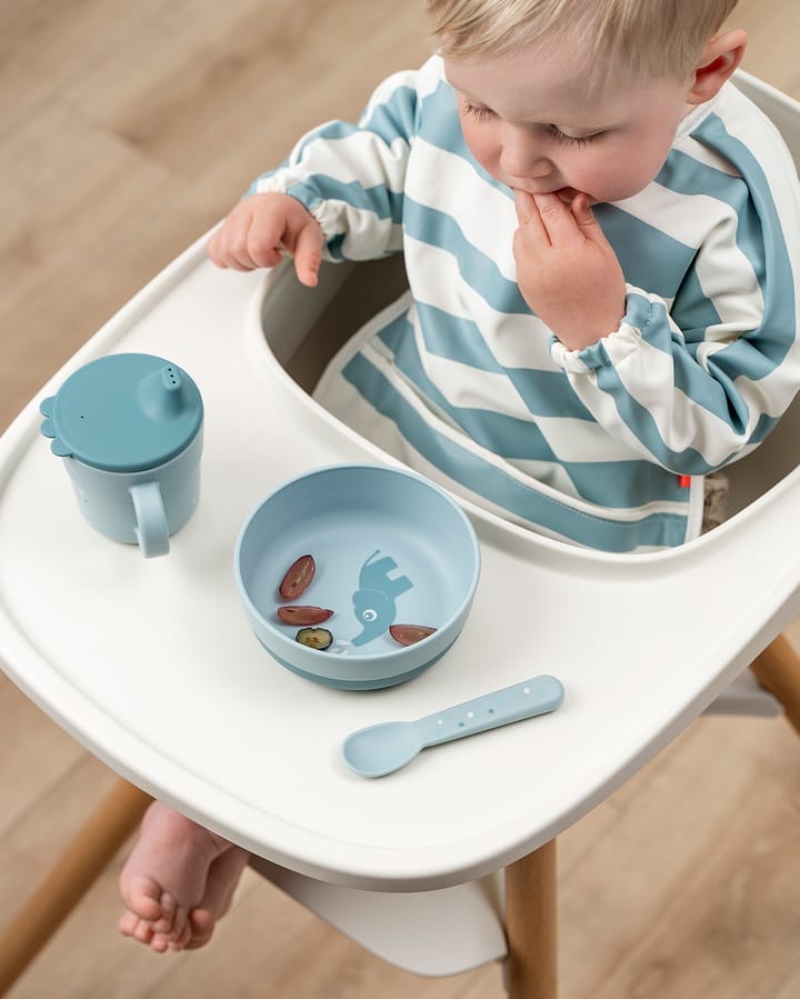 Happy Dots foodie cutlery set 3 pieces, Blue Done by deer