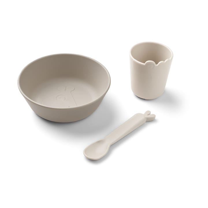 Kiddish first meal dinnerware set 3 parts, Sand Done by deer