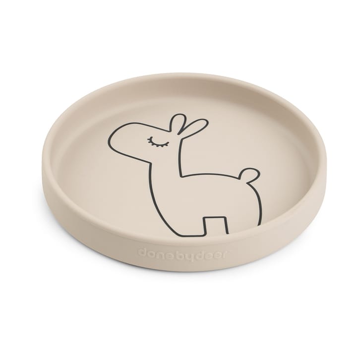 Lalee children's plate Ø17.5 cm - Sand - Done by deer