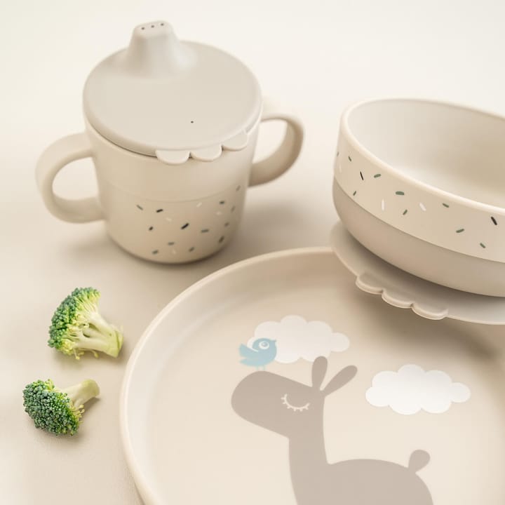 Lalee Foodie Children's Dish Set 3 Pieces, Sand Done by deer