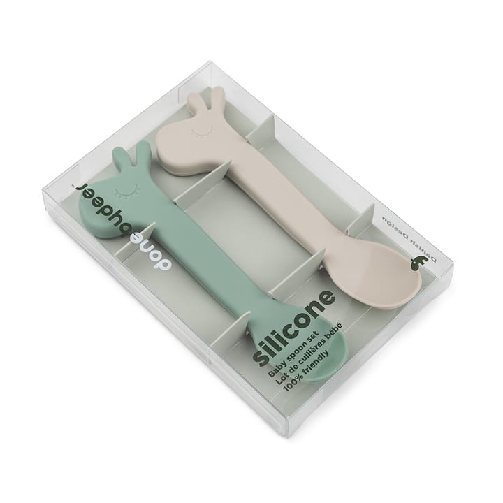 Lalee spoon 2-pack, Green Done by deer