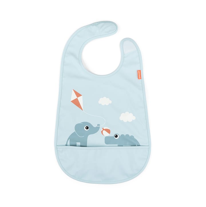 Playground bib with velcro - Blue - Done by deer