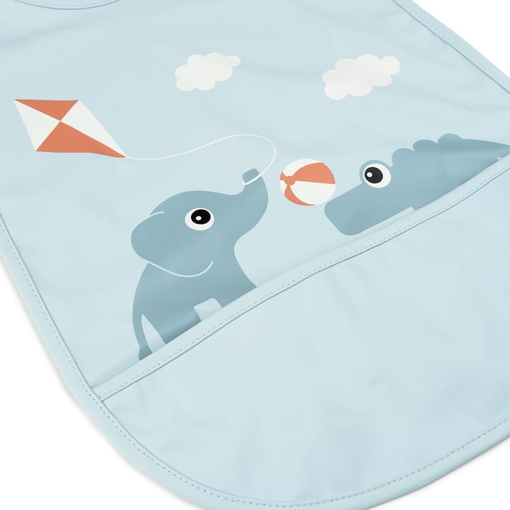 Playground bib with velcro, Blue Done by deer