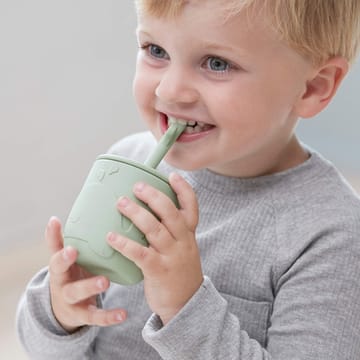 Wally mug with peekaboo straw 2-pack. - Blue - Done by deer