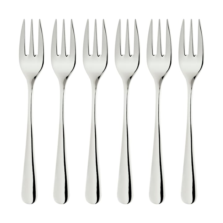 Classic dessert forks 6-pack - Silver - Dorre