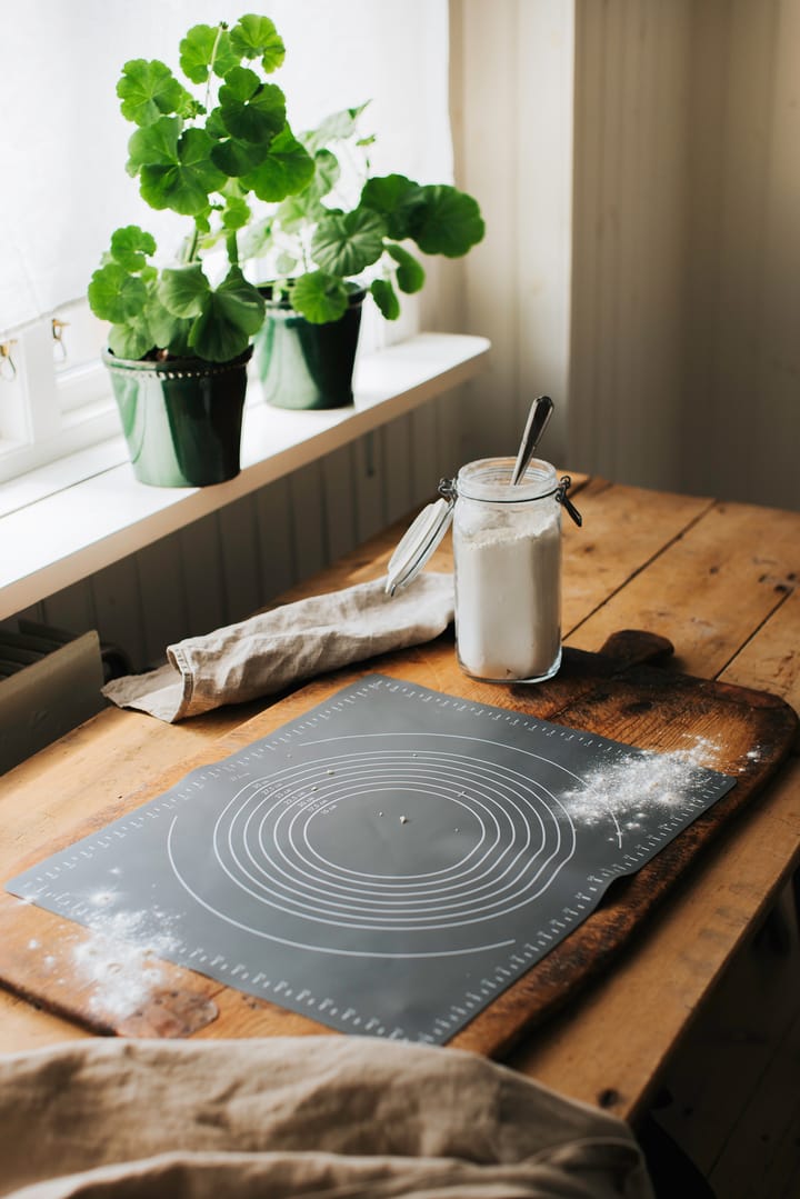 Cookie baking mat 50 cm, Gray silicone Dorre