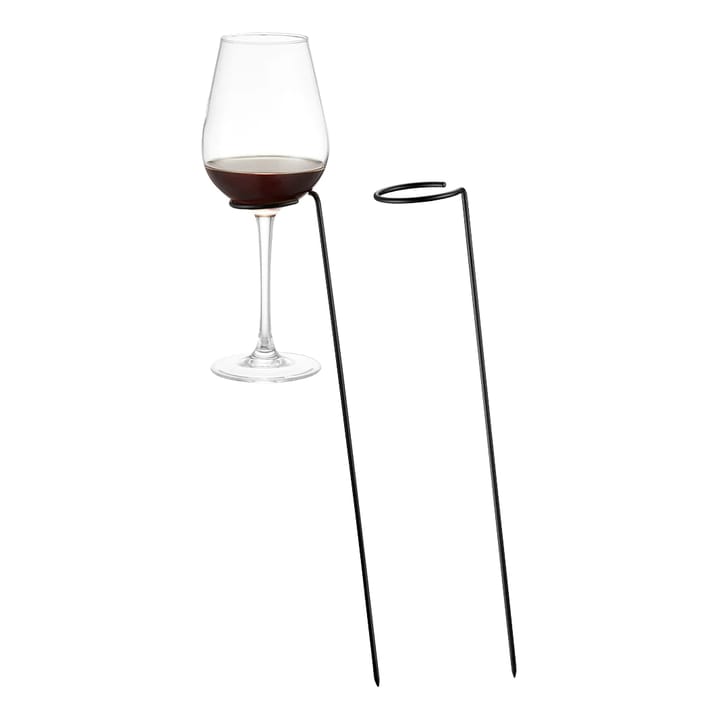 Perla Picnic glass Holder 4-pack 40 cm - Black - Dorre