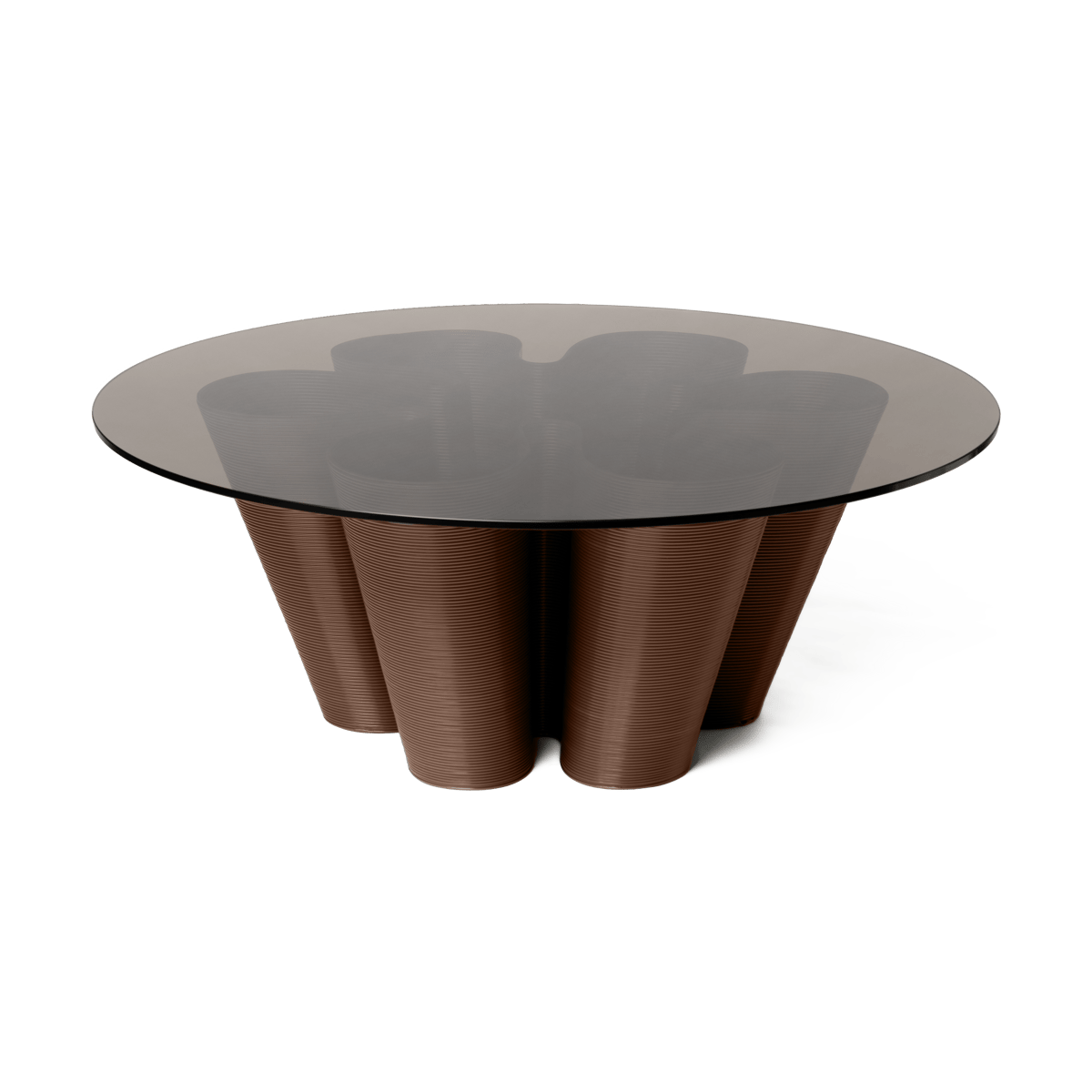 Ekbacken Studios Anemone coffee table Ø110 cm Chocolate