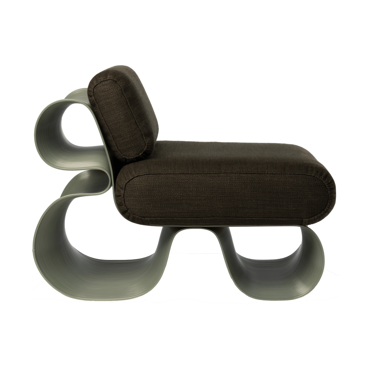 Ekbacken Studios Eel lounge chair Olive