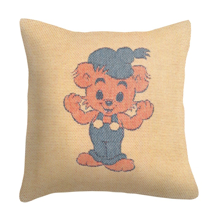 Bamse cushion cover 40x40 cm - Yellow - Ekelund Linneväveri